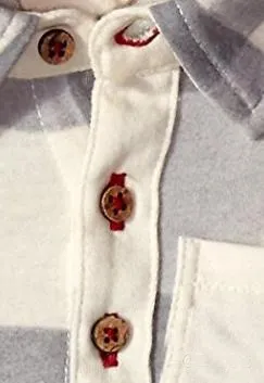 Button type baby clothing guide