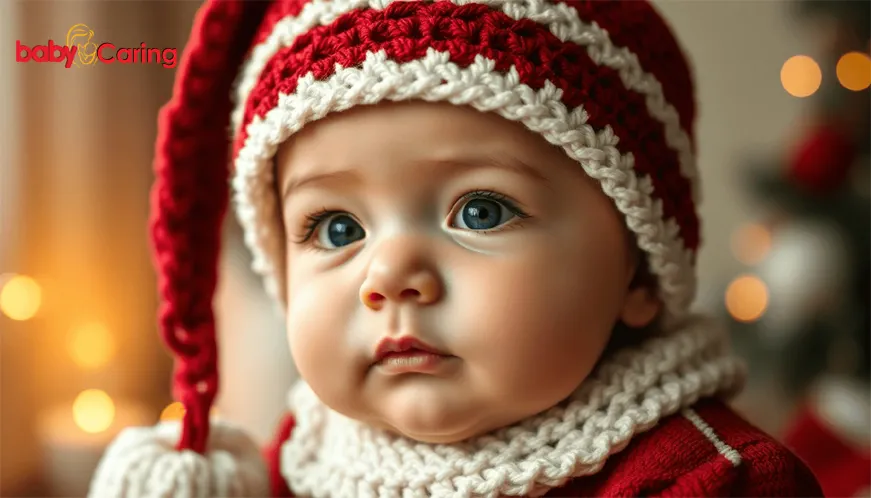 baby santa hat crochet pattern